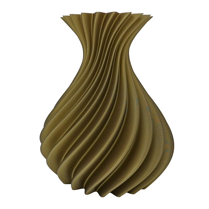 Veluro 3D-Vase – 3D-gedruckte Vase – nachhaltiges PLA – geeignet für künstliche Blumen