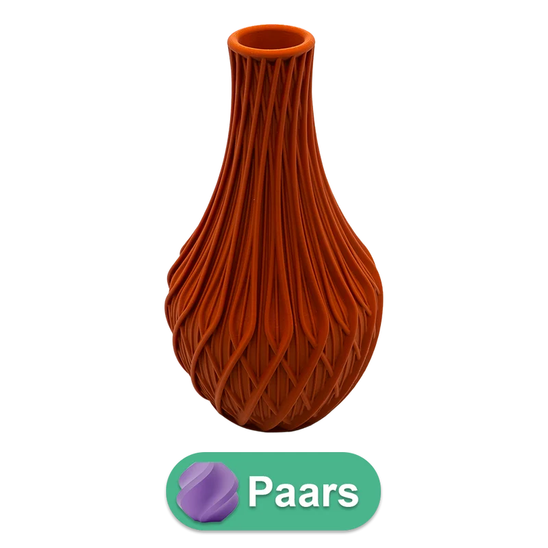 Miroa 3D-Vase – 3D-gedruckte Vase – nachhaltiges PLA – geeignet für künstliche Blumen