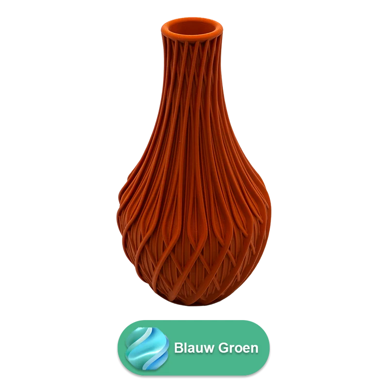 Miroa 3D-Vase – 3D-gedruckte Vase – nachhaltiges PLA – geeignet für künstliche Blumen