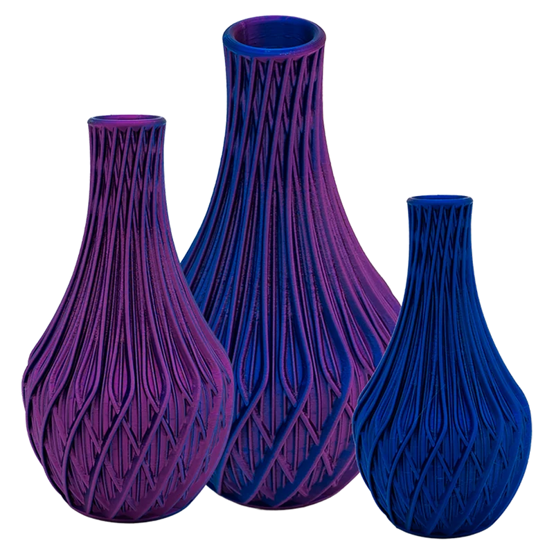 Miroa 3D-Vase – 3D-gedruckte Vase – nachhaltiges PLA – geeignet für künstliche Blumen