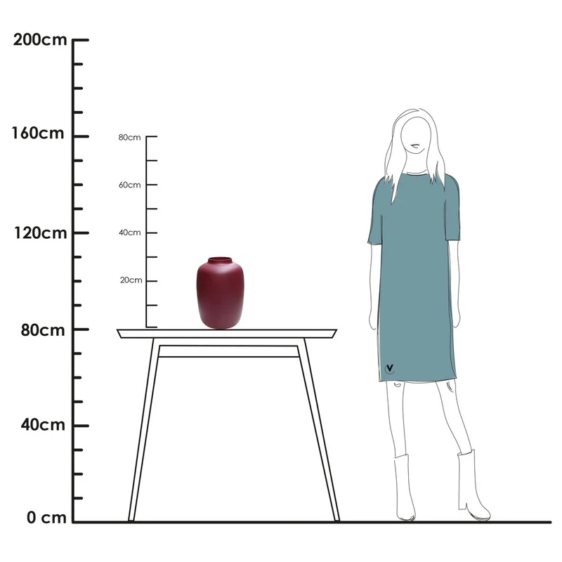 Vase Artic Mattes Violett