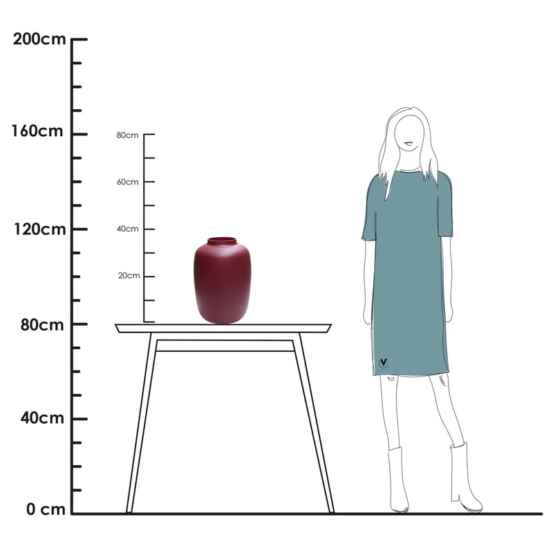 Vase Artic Mattes Violett