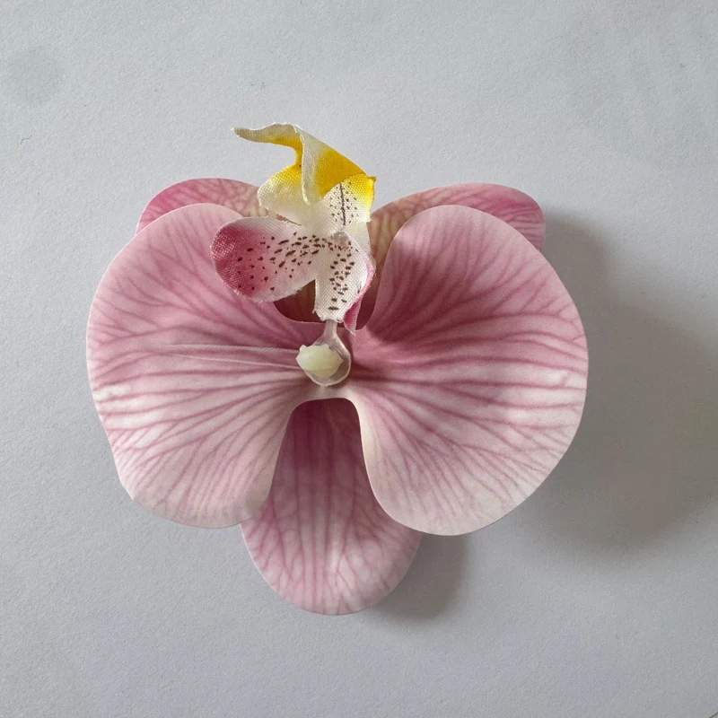 24 Stücke Orchideen-Dekorationen | Real Touch PU Künstliche Blumen | Orchideenköpfe & Künstliche Phalaenopsis-Blumenköpfe für DIY-Kunsthandwerk, Heim- und Hochzeitsdekoration