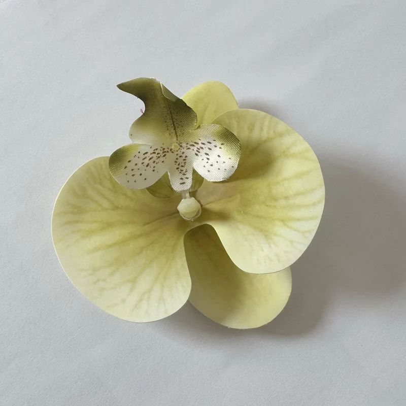 24 Stücke Orchideen-Dekorationen | Real Touch PU Künstliche Blumen | Orchideenköpfe & Künstliche Phalaenopsis-Blumenköpfe für DIY-Kunsthandwerk, Heim- und Hochzeitsdekoration