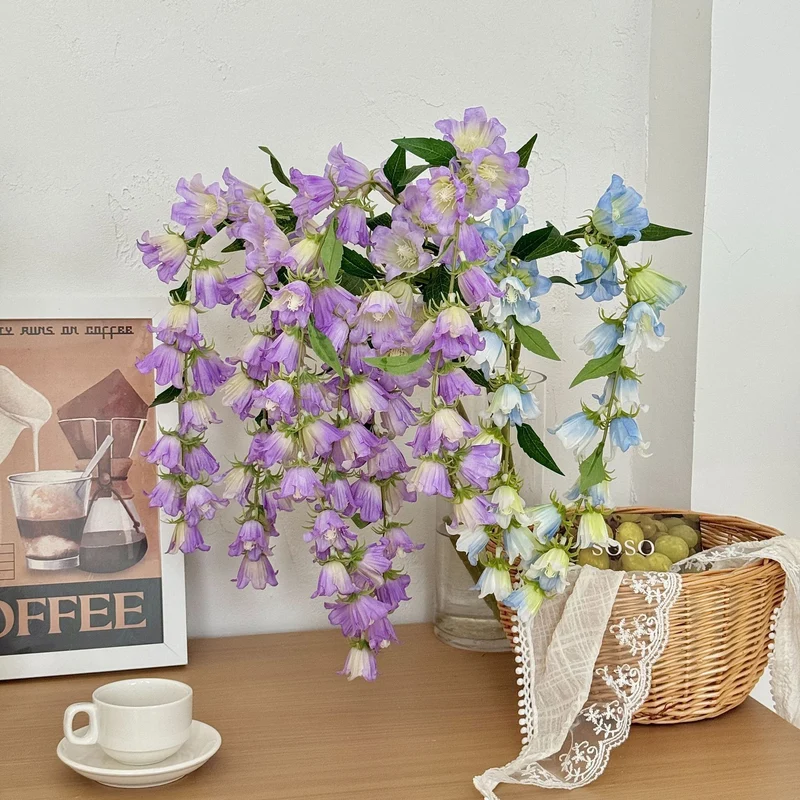 98 cm Extralange künstliche hängende Glockenblumen - Perfect für Hausdekoration