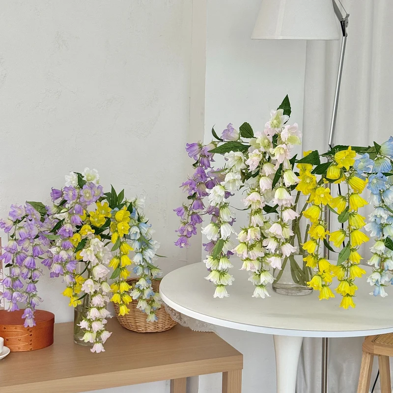 98 cm Extralange künstliche hängende Glockenblumen - Perfect für Hausdekoration
