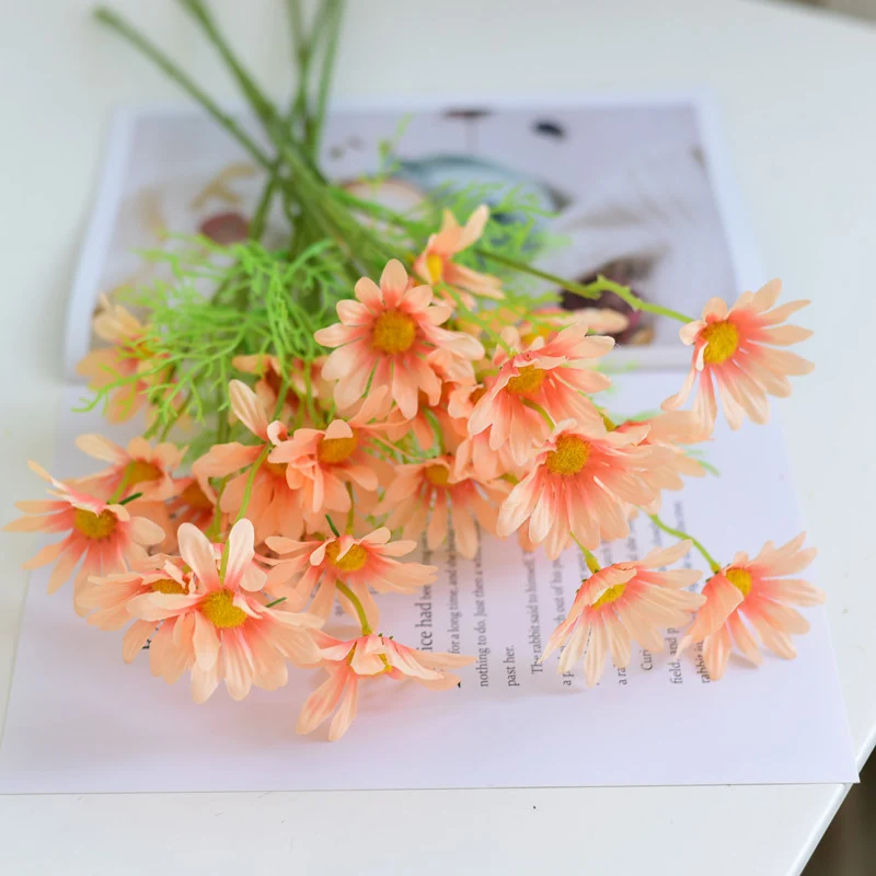 6 Stück 50 cm künstliche Gänseblümchen - Perfect für Oktoberfest & Hausdekoration