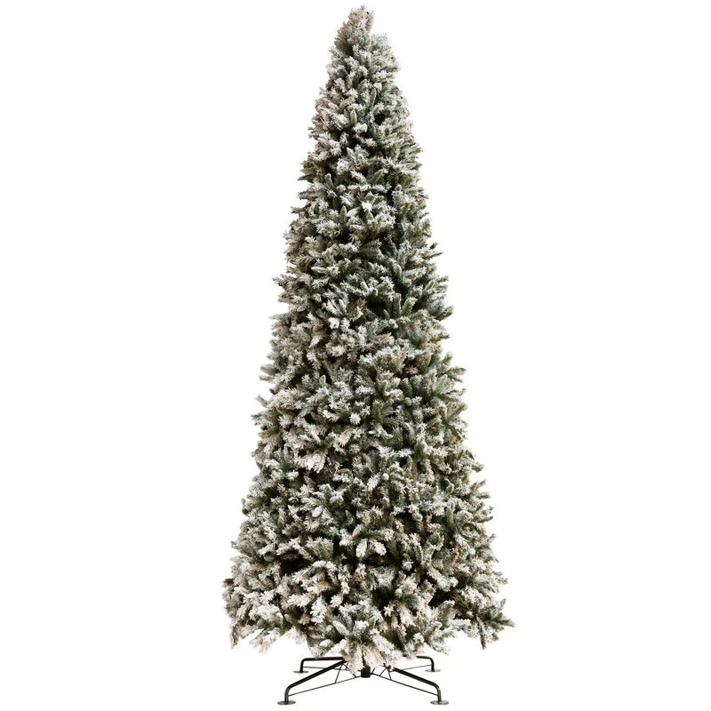 Weihnachtsbaum beschneit, extra groß, Kunststoff