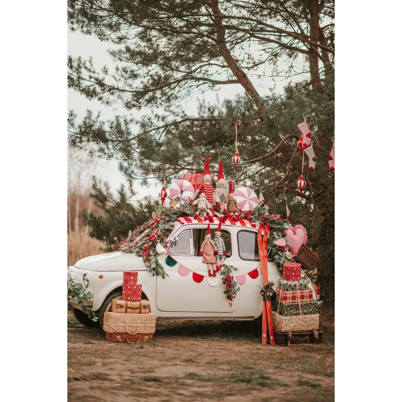 Herzkissen „Rot kariert“ Rotes Urlaubsgeschenk in Herzform, romantische Zimmerdekoration, stilvolle Bettwäsche, Geschenk für Sie, rustikale Weihnachtsdekoration