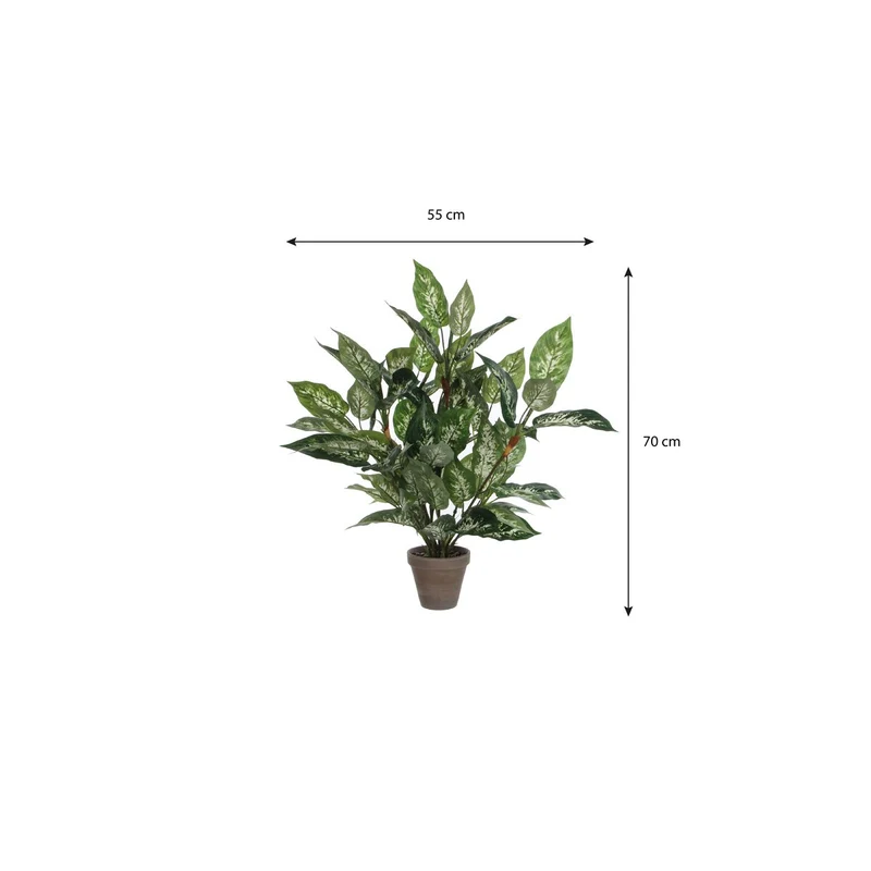 Künstliche Dieffenbachia (70 cm)