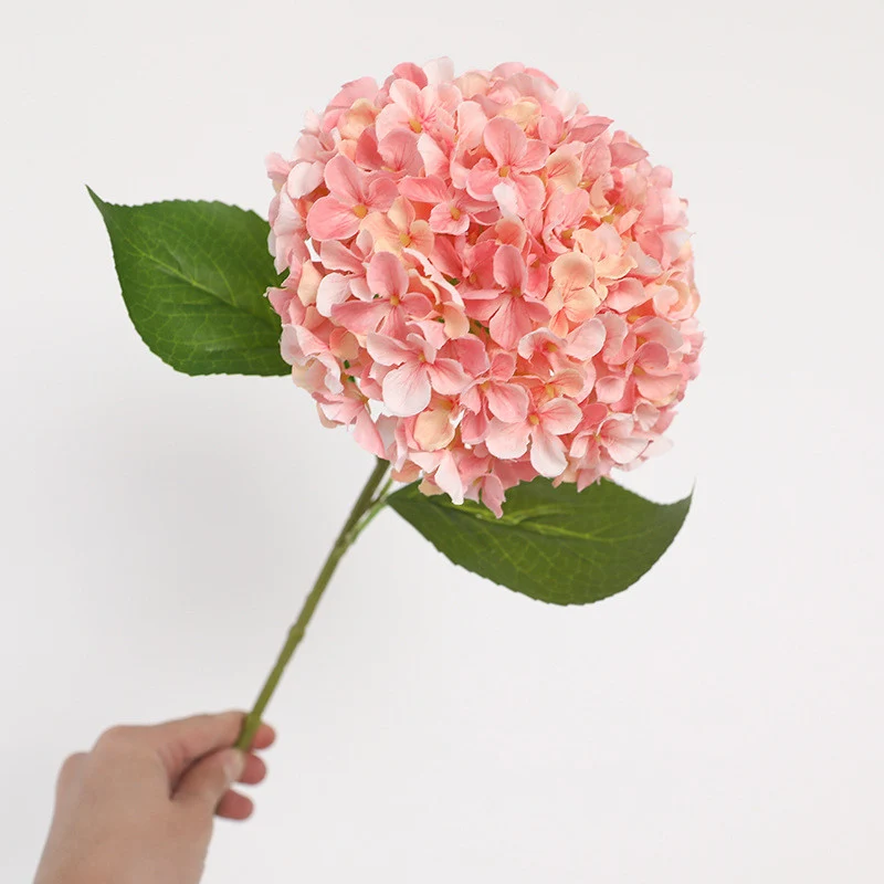 66 cm Vintage-Künstliche Hydrangeenstiele– Herbst- und Winterblumen