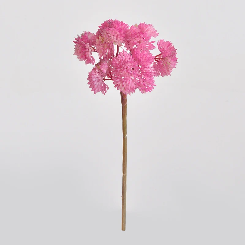 21cm Künstliche Sukkulente Mizikai-Fruchtstängel mit weicher Gummi-Oberfläche – für Hochzeits- und Heimdekoration
