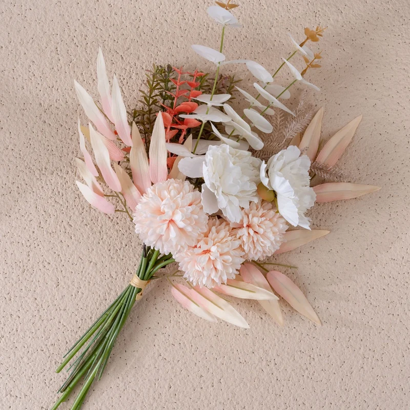 44 cm Künstlicher Löwenzahnstrauß zur Heimdekoration für Blumenarrangements, Home Decor, Hochzeitsbuketen, DIY-Handwerksprojekte