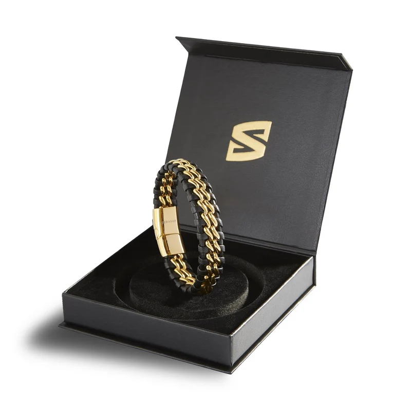 Lederarmband "Steel"