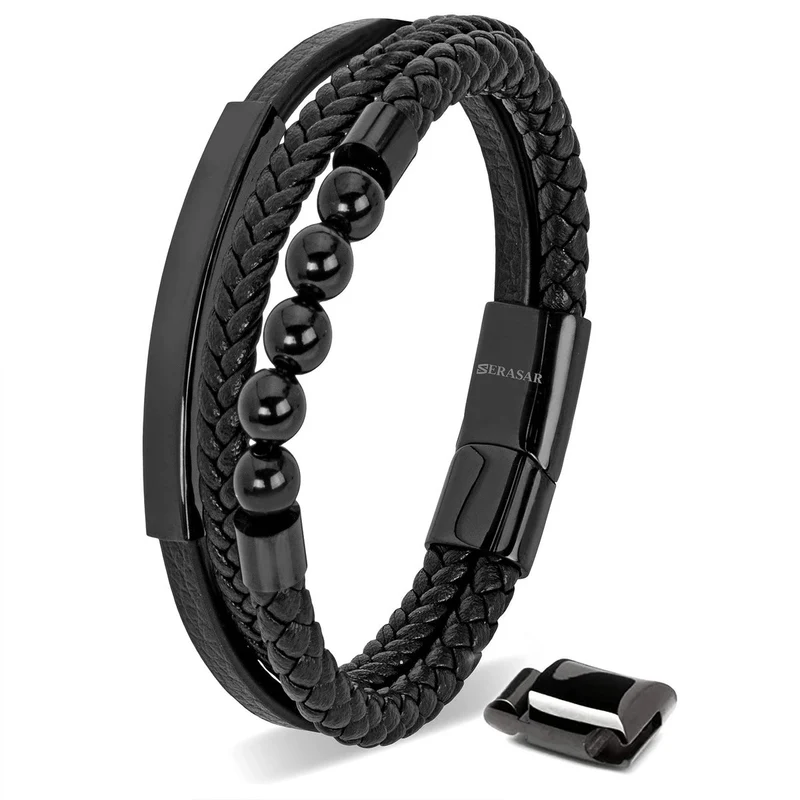 Lederarmband „Perle“