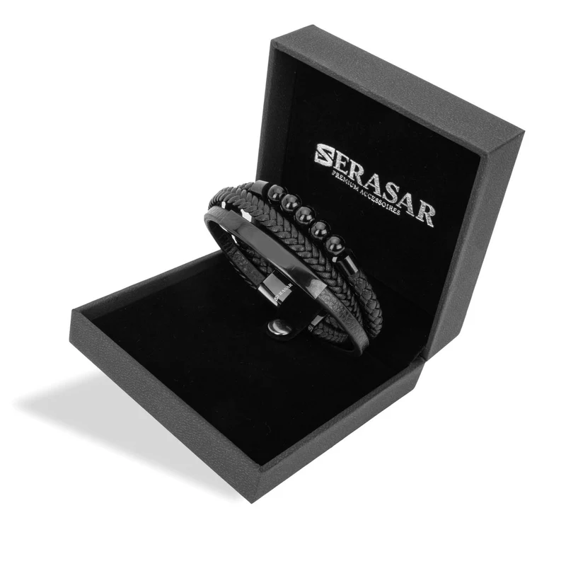 Lederarmband „Perle“