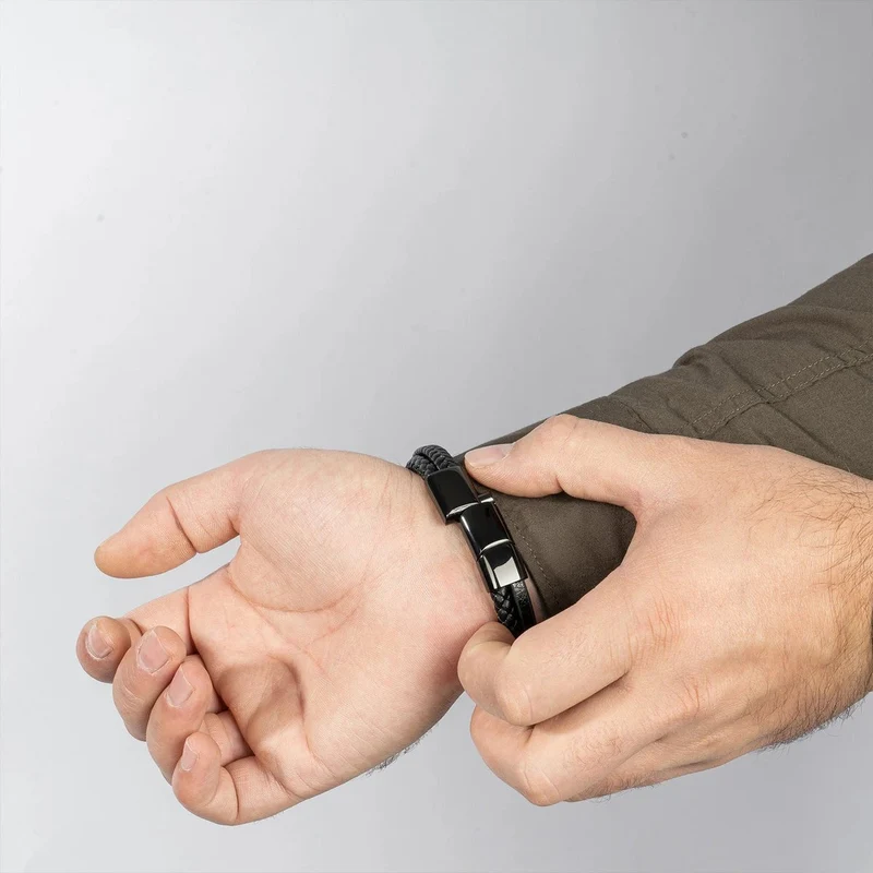 Lederarmband „Perle“