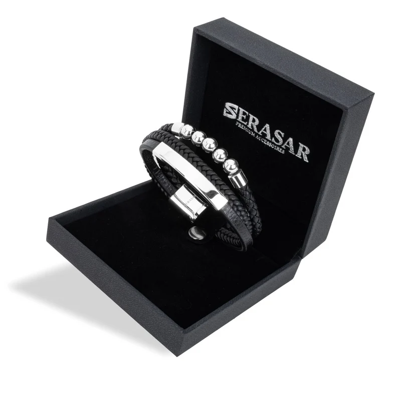 Lederarmband „Perle“