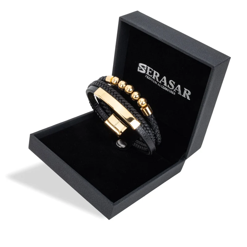 Lederarmband „Perle“