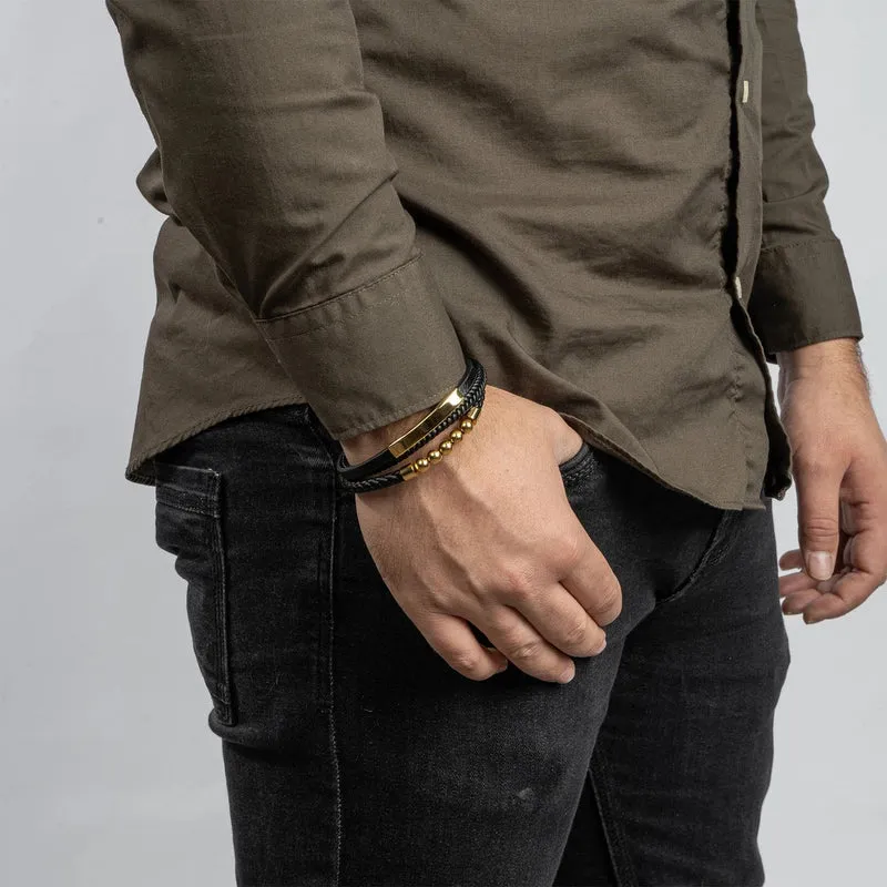 Lederarmband „Perle“