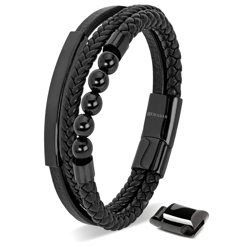 Lederarmband „Perle“