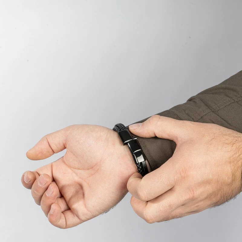 Lederarmband „Perle“