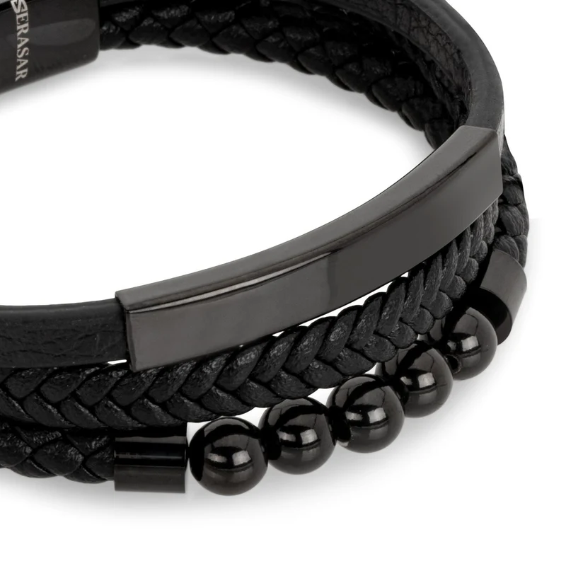 Lederarmband „Perle“