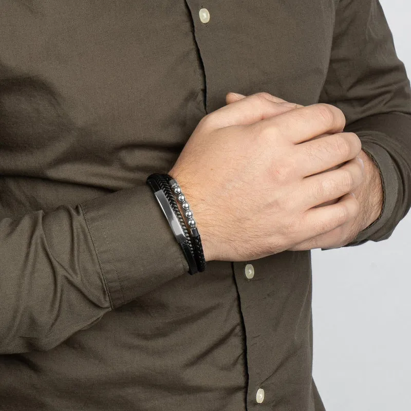 Lederarmband „Perle“