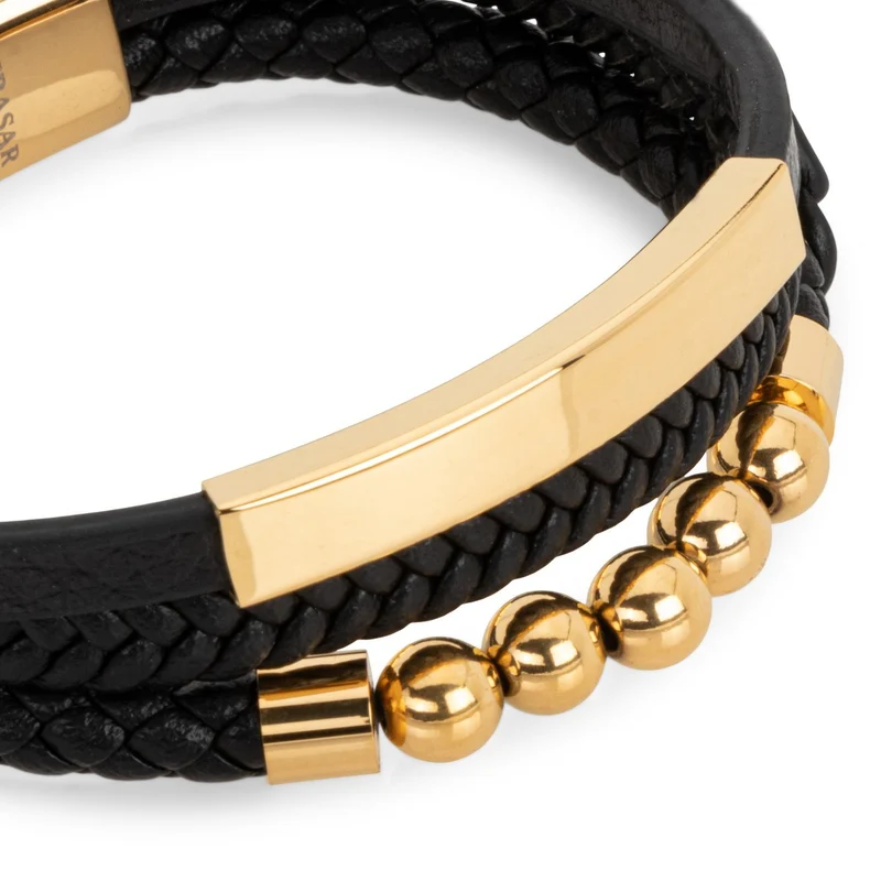 Lederarmband „Perle“