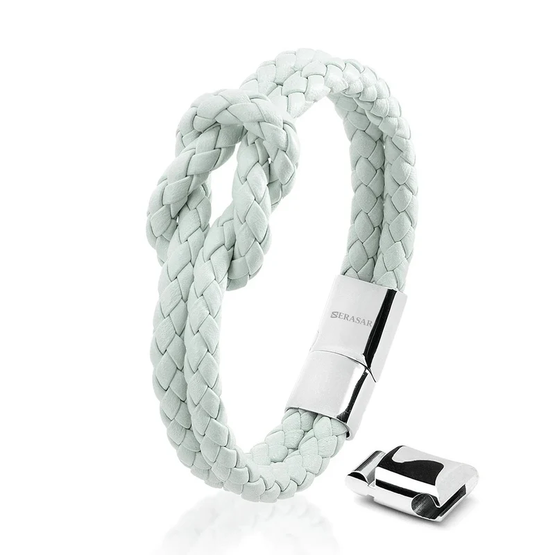 Lederarmband mit Magnetverschluss "Knot"