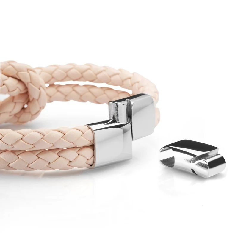 Lederarmband mit Magnetverschluss "Knot"