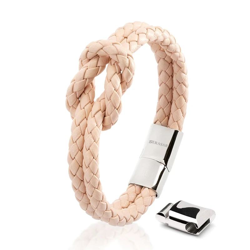 Lederarmband mit Magnetverschluss "Knot"