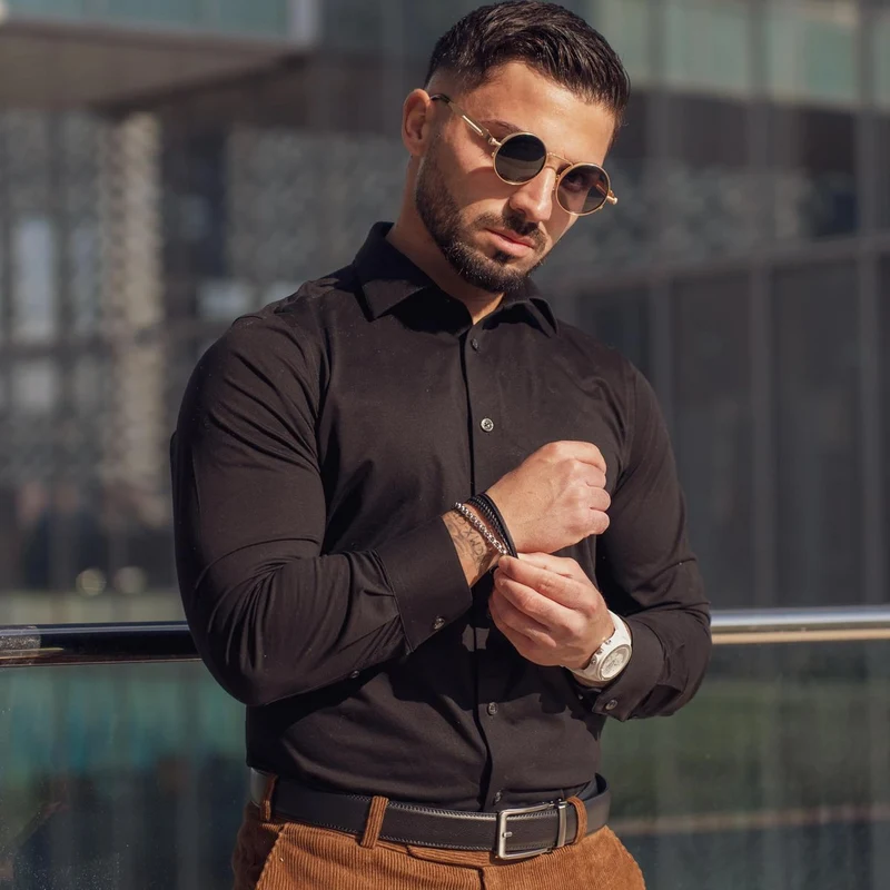 Lederarmband mit Magnetverschluss "Hero"