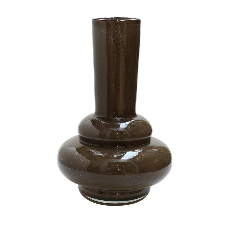 Vase Bolombo Dunkelbraun