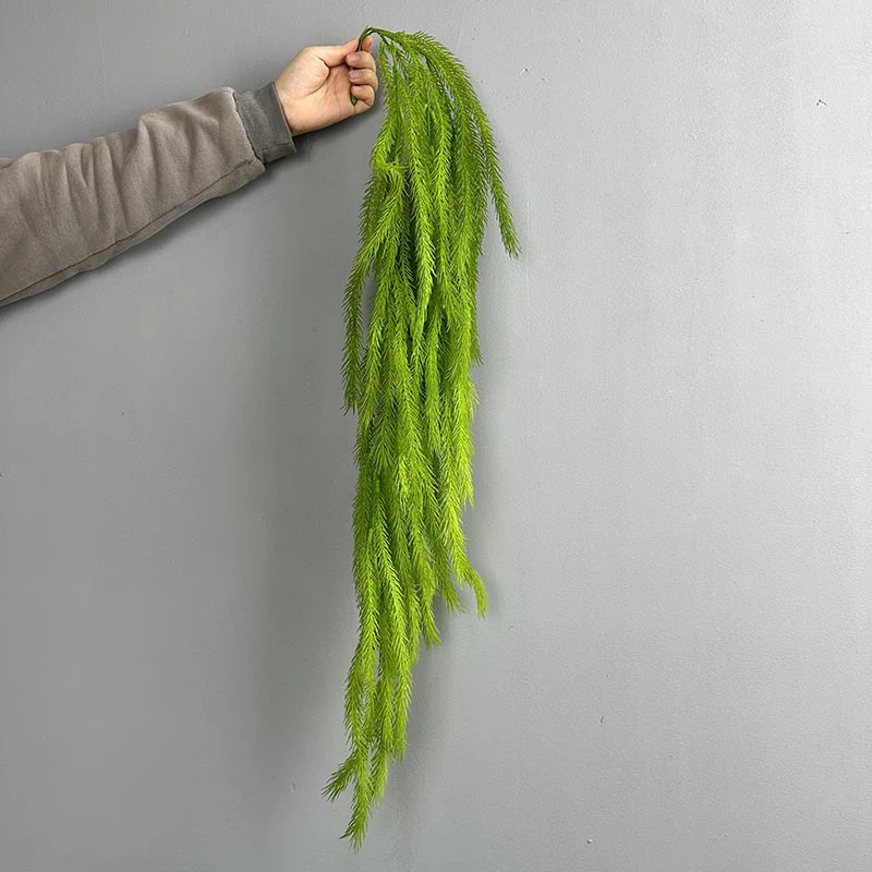 88 cm Künstliche Tannenranke Girlande Weihnachtsdekoration Flexible Weihnachtsranke mit Tannennadeln