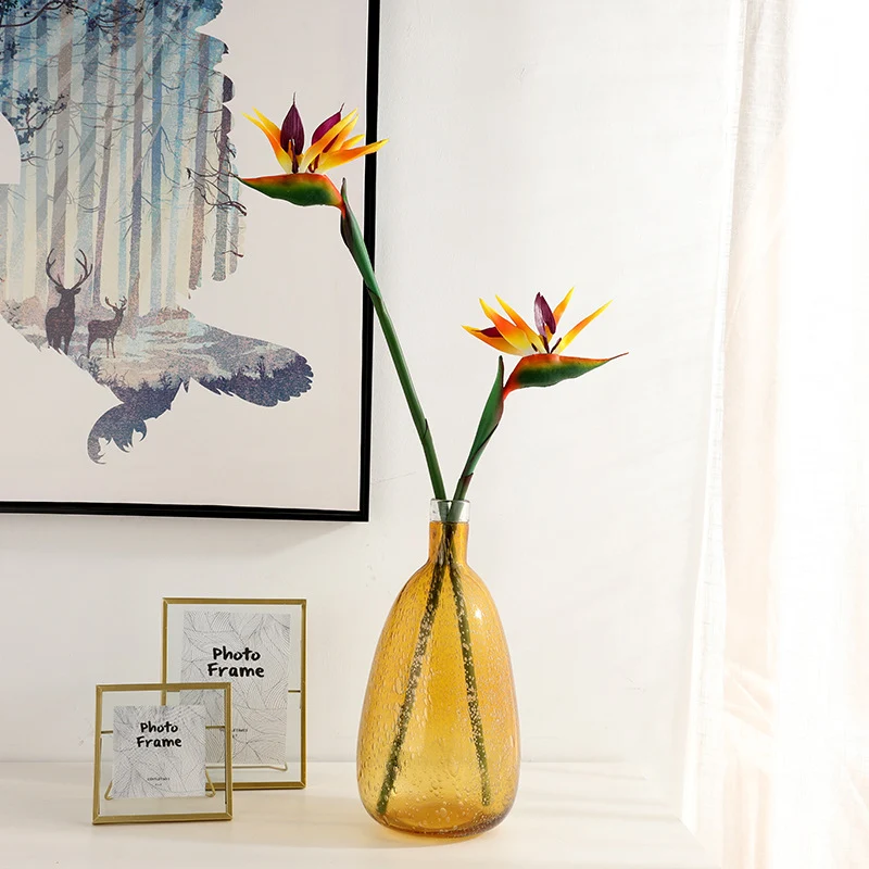 80 cm künstliche Strelitzien – für Heim, Garten, Büro, Veranda & Hochzeitdekoration