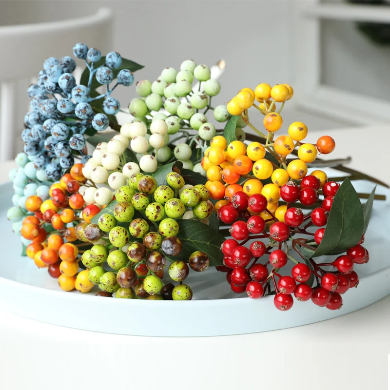 30 cm künstliche Heilige Beeren für Weihnachts- und Hausdekoration