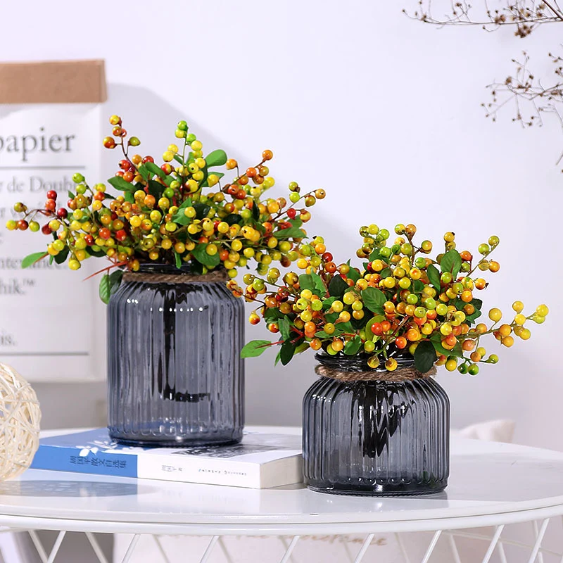 23 cm künstliche Heilige Beeren für Weihnachts- und Hausdekoration
