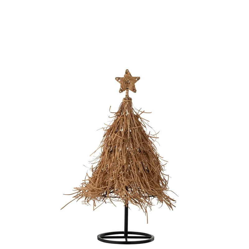 Weihnachtsbaum Stern Rattan, klein