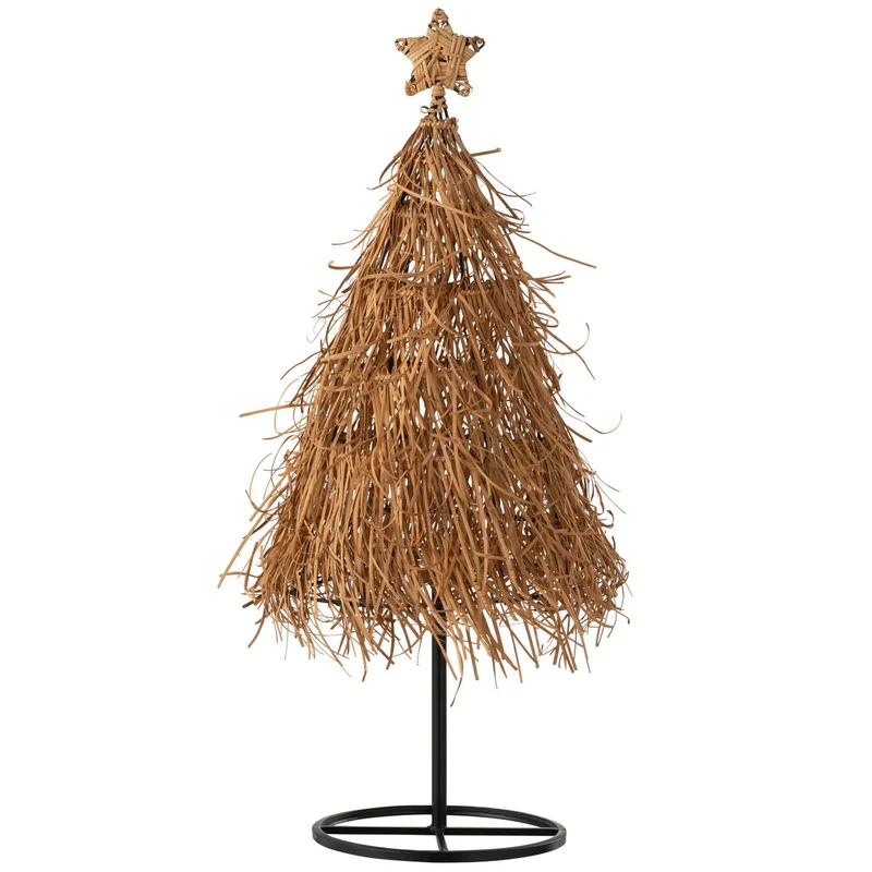 Weihnachtsbaum Stern Rattan, groß