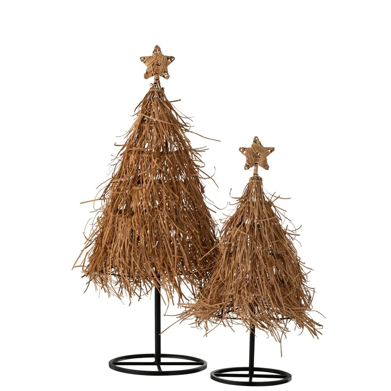 Weihnachtsbaum Stern Rattan, groß
