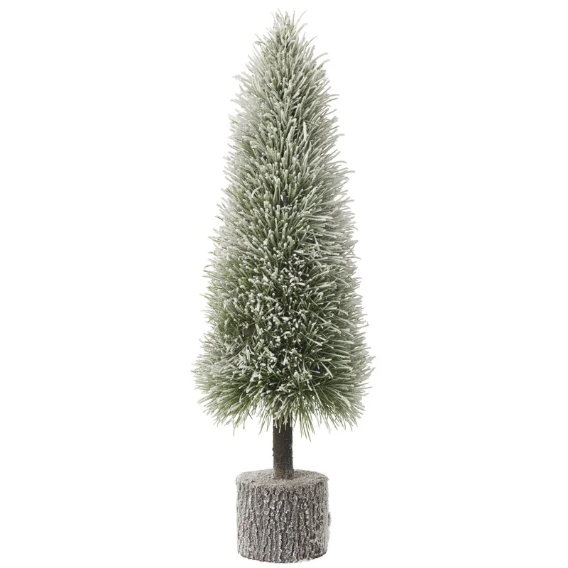Weihnachtsbaum B+LED Kunststoff Schneegrün Groß