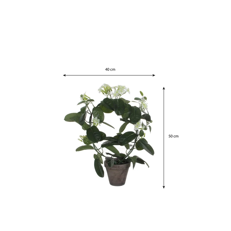 Künstlicher Stephanotis-Kranz