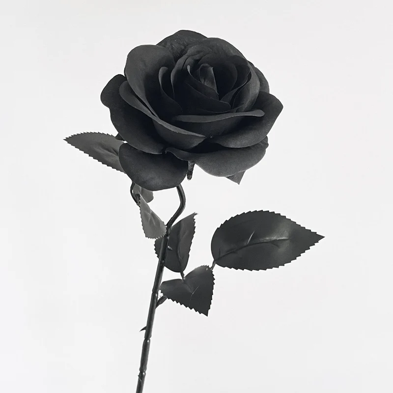 51 cm künstliche Rosen - Halloween-Dekoration | Kunstblumen für Halloween-Dekor