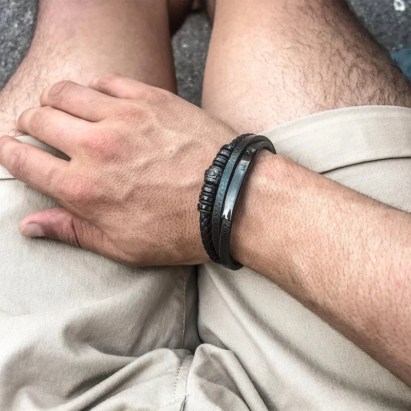 Lederarmband Shine mit Magnetverschluss