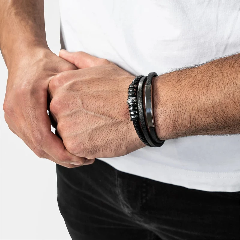 Lederarmband Shine mit Magnetverschluss
