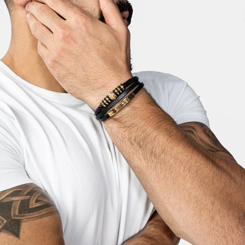 Lederarmband Shine mit Magnetverschluss