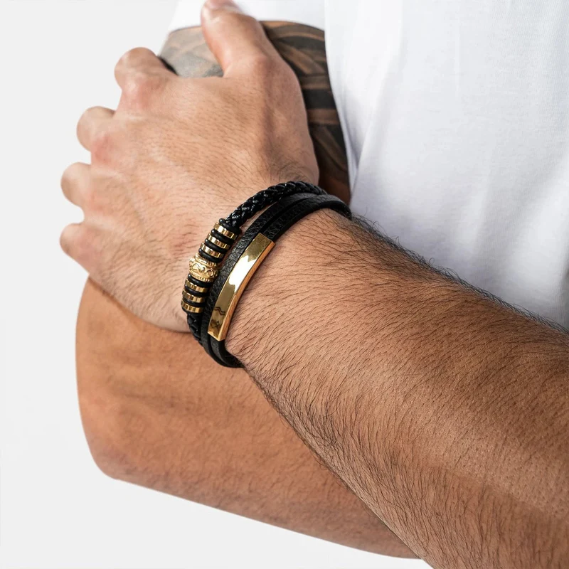 Lederarmband Shine mit Magnetverschluss
