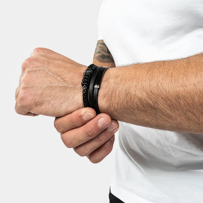 Lederarmband Shine mit Magnetverschluss