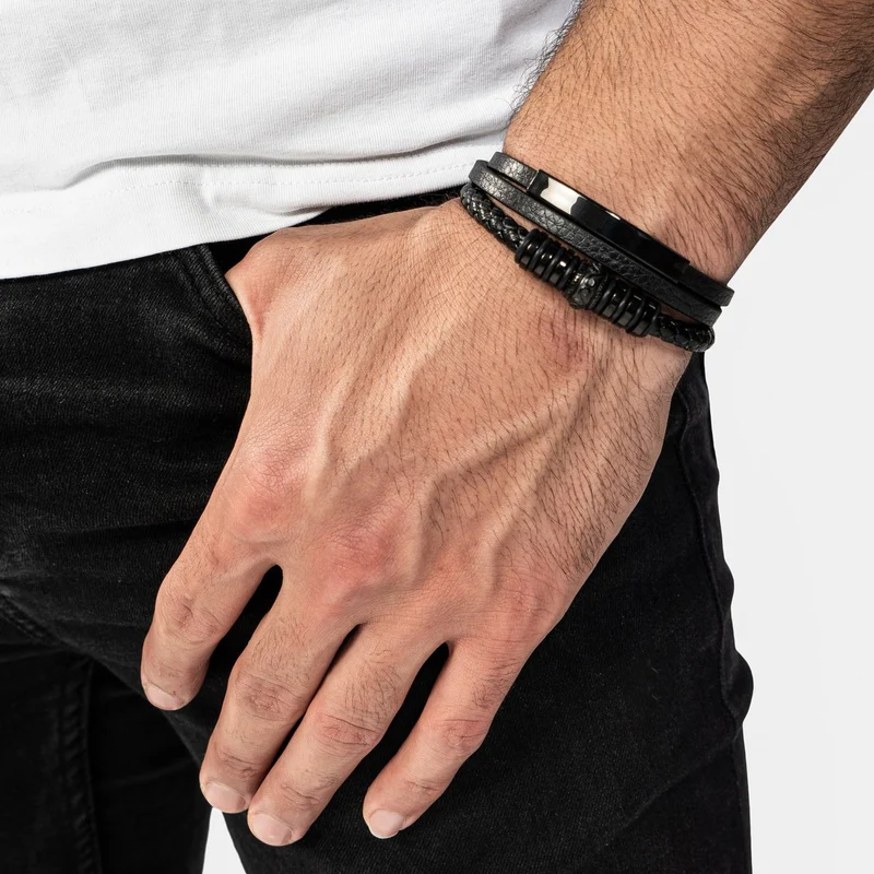 Lederarmband Shine mit Magnetverschluss